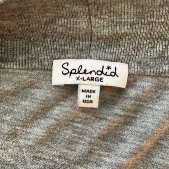 Beautiful light gray Splendid open front cardigan. Size XL. Excellent condition - Picture 4 of 4